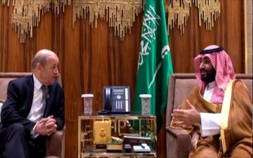 دیدار محمد بن سلمان و وزیر خارجه فرانسه/حریری و خانواده‌اش ابتدا به پاریس بعد به بیروت می‌روند