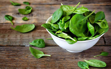 اسفناج دارای خاصیت غذایی بالا
