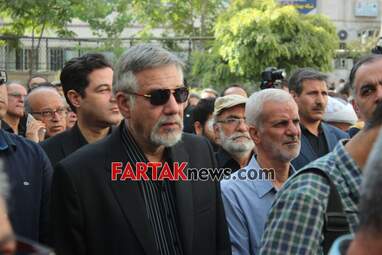 گزارش تصویری از تشیع پیکر سید ضیاءالدین دری
