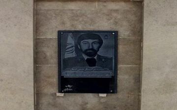 افتتاح یادمان شهید حسین ادبیان در ارتفاعات بازی‌دراز شهرستان سرپل‌ذهاب