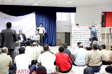 تجمع اهالی روستای ده‌کبود در بیت امام جمعه کرمانشاه و پیگیری  دکتر علیرضا شهرستانی به روایت تصویر