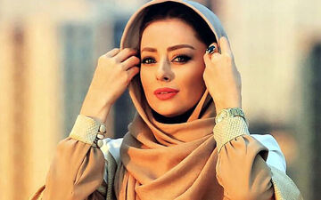 فیلم عروسی مختلط نفیسه روشن لو رفت | نفیسه روشن با لباس عروس در کنار همسر خلبانش + ویدئو