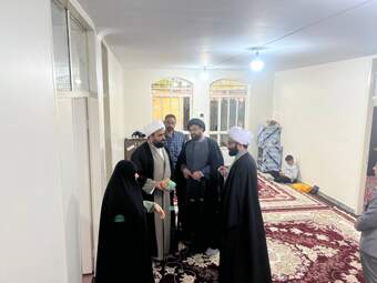 بازدید حجت الاسلام سید حسین مطهری از حوزه علمیه بانوان شهر قدس 