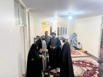 بازدید حجت الاسلام سید حسین مطهری از حوزه علمیه بانوان شهر قدس 