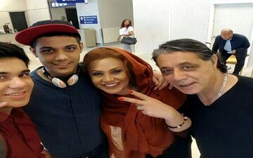 بازگشت همسر بازیگر زن سینما از آمریکا+عکس