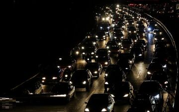 ترافیک سنگین در ورودی های شرقی تهران