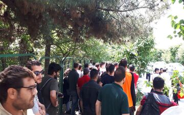 تجمع پرسپولیسی ها برای حمایت از برانکو 