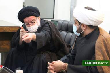 مراسم درگذشت والده مکرمه حجت‌الاسلام  رئیس سازمان گسترش اقتصاد مقاومتی 