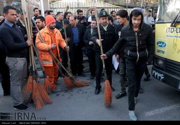 تنبیه اجتماعی دستگیرشدگان چهارشنبه سوری + تصاویر