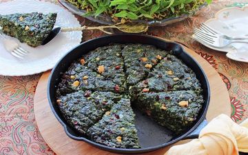 آشپزی ساده | طرز تهیه کوکو گردو با رب انار به سبک خانگی!!!