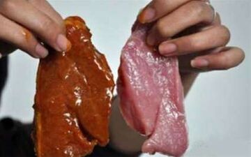فروش مرغ رنگ شده به جای گوشت