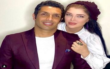 تصاویر لو رفته از جشن تولد همسر سپهر حیدری / لباس سلطنتی آرام جوینده + عکس