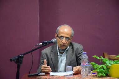 آیین بزرگداشت جلال میرزاپور پیشکسوت تئاتر همدان به روایت تصویر