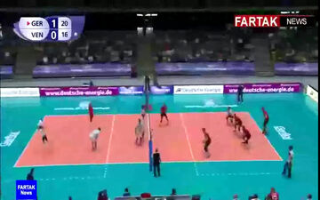 دریافت های جالب هفته اول لیگ جهانی والیبال + فیلم