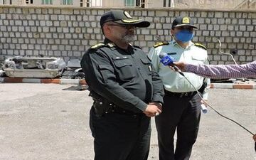 خسارت یک میلیاردی آتش سوزی در مغازه کیف و کفش فروشی کرمانشاه 