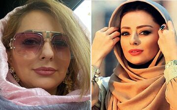 تصویری از نفیسه روشن در ارتفاعات تهران با کلاهی شیک