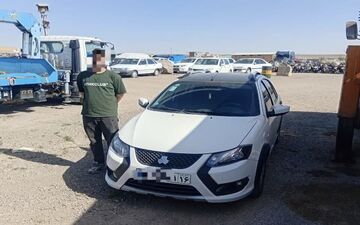 توقیف سواری کوییک با سرعت ۱۸۰ کیلومتر در محور قم- نیزار