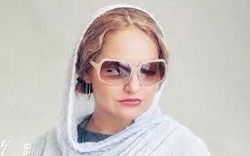  تیپ جدید مهناز افشار در پردیس باغ کتاب