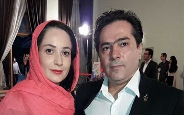 «فهیمه» سریال پایتخت و همسرش در یک مراسم + عکس