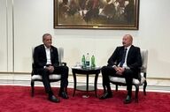 دیدار سران ایران و آذربایجان در اجلاس شانگهای