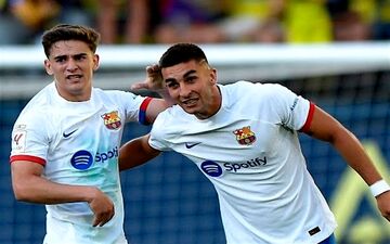 پیروزی بارسلونا در ماراتن گلزنی مقابل ویارئال 