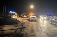 مصدومیت ۱۱ نفر بر اثر حادثه رانندگی در کردستان