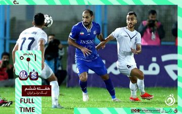 خلاصه بازی ملوان 1 - استقلال خوزستان 0 + ویدئو