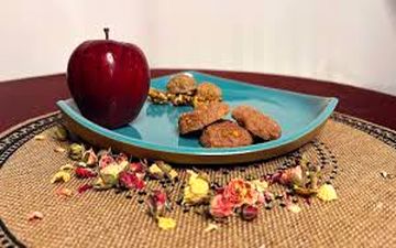 آموزش کوکی سیب و گردو  