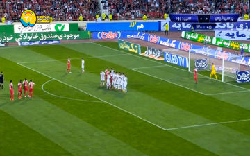 گل اول پرسپولیس به سپیدرود رشت + فیلم