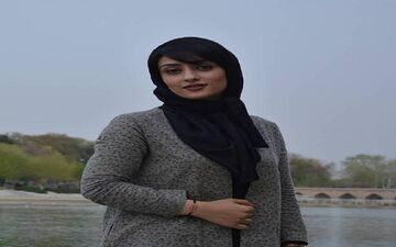 تیپ متفاوت الهام طهموری در آغوش همسرش + عکس