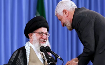 کنایه طنز رهبر انقلاب به حاج صادق آهنگران+فیلم