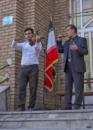 گزارش تصویری گردهمایی بزرگ دانش آموزان دبیرستان تاریخی ابن سینا در همدان