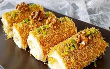 طرز تهیه  کنافه ترکی پنیری| طعمش بی نظیره!