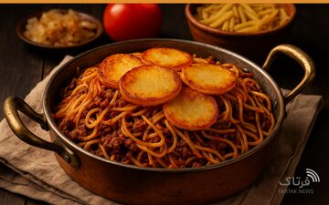 طرز تهیه ماکارونی ایرانی با دستور مادربزرگ؛ ساده، خوش‌عطر و با ته‌دیگی وسوسه‌انگیز
