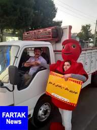 برگزاری "کمپین از خودمان شروع کنیم" در تقاطع های شهر کرمانشاه به روایت تصویر