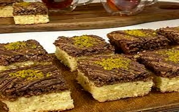 اسلایس کیک گردویی  | طرز تهیه شو کامل براتون گذاشتم!