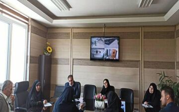 ‍ نشست مشترک مدیرکل و معاونین بهزیستی استان کرمانشاه با مسئولان موسسه خیریه کنشگران توسعه پارس