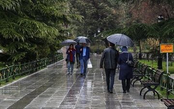  بارش برف و باران در برخی استان‌های کشور +نقشه