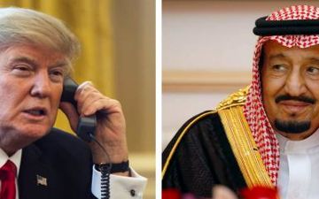  باج خواهی چهار میلیار دلاری ترامپ از ملک سلمان
