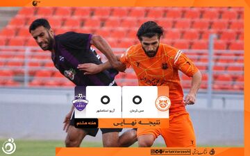 نبرد بی‌حاصل در کرمان؛ تساوی تلخ برای مس و آریو