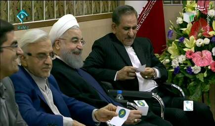 قرعه کشی شماره صندلی های مناظره دوم + تصاویر