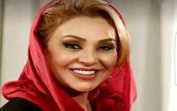 نسرین مقانلو در اتاق گریم سریال «دل»