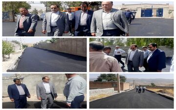 آسفالت۲۶  هزارمترازمعابرروستاهای بخش زاگرس/آسفالت ۱۰۰هزارمترمربع از معابرروستاهای شهرستان درسال 1403