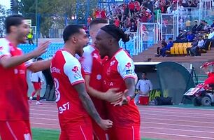 گل اول پرسپولیس به صنعت نفت آبادان با ضربه بیفوما + ویدئو