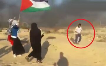 لحظه تکان‌دهنده تیراندازی صهیونیست‌ها به نوجوان ۱۶ ساله فلسطینی +فیلم 