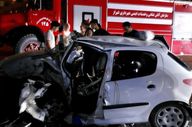 واژگونی خودروی سواری در کمربندی شیراز؛ ۳ کشته و ۲ مصدوم