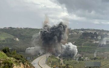 ادامه حملات هوایی اسرائیل به مناطق جنوبی لبنان