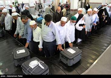 بازگشت اولین گروه حجاج به همدان + عکس