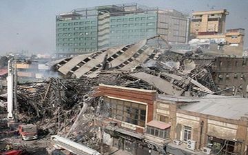 ابراز همدردی نجات گران سراوان با بازماندگان حادثه پلاسکو