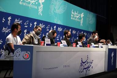 گزارش تصویری از نشست رسانه ای فیلم سینمایی "درب" در سالن اصلی کاخ جشنواره فیلم فجر
